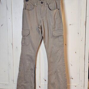 Ninth Hall Flare Cargo Pants – Y2K Skater, Khaki Size 28 - NWT